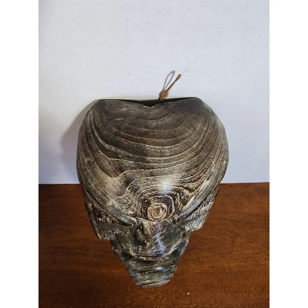 Vintage Tribal Wood Hand-Carved‎ Vintage Mask Wall Art